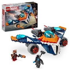 LEGO Marvel 76278 Rockets Raumschiff vs. Ronan Set, Raumschiff-Spielzeug