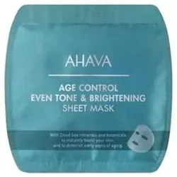 AHAVA Age Control Even Tone & Brightening Sheet Mask Anti-Aging Masken 17 g 
