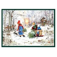 Richard Sellmer Verlag Adventskalender A4 Schneefreuden im Wald