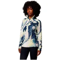 Columbia Glacial IV Print Half Zip Damen Rollkragenpullover, blau