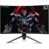 LC-POWER FHD Curved Monitor 32 Zoll, 165 Hz, 1920x1080, 1ms, 1500R und Freesync mit G-Sync-Kompatibilit, HDMI & DP, VESA, LC-M32-FHD-165-C-A