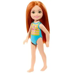 MATTEL GLN73 GLN72 Barbie Chelsea Beach Puppe (rothaarig)