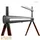 Easy Life EasyLife - Design STAFFELEI 4-Bein TV Stativ mit LED Ambiente Beleuchtung bis 70'' Zoll & 40 kg Fernseher / Monitor