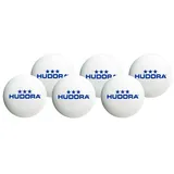 Hudora Tischtennis-Bälle 6 Stück, weiß, 40 mm - 76277