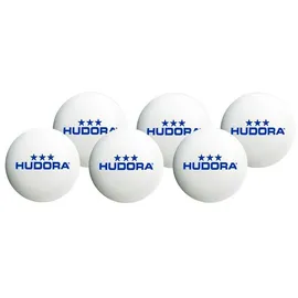 Hudora Tischtennis-Bälle 6 Stück, weiß, 40 mm - 76277