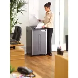 FELLOWES Aktenvernichter 425i anthrazi 4698501 Streifen
