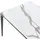 Beliani Sovareto Gartentisch 180 x 90 x 75 cm Weiß