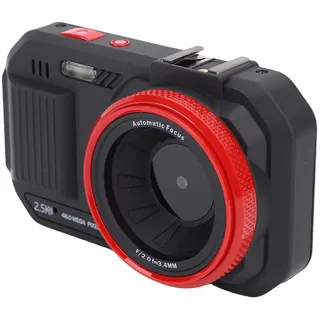 48MP Digitalkamera, Autofokus 16x Digitaler Videokamera WLAN Dual Screens Design 2,8 -Zoll -HD -Farbanzeigebildschirm für die Fotografie (Black)