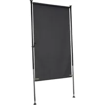 Angerer Seitenmarkise 120 x 270 cm grau Polyacryl