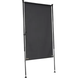 Angerer Seitenmarkise 120 x 270 cm grau Polyacryl