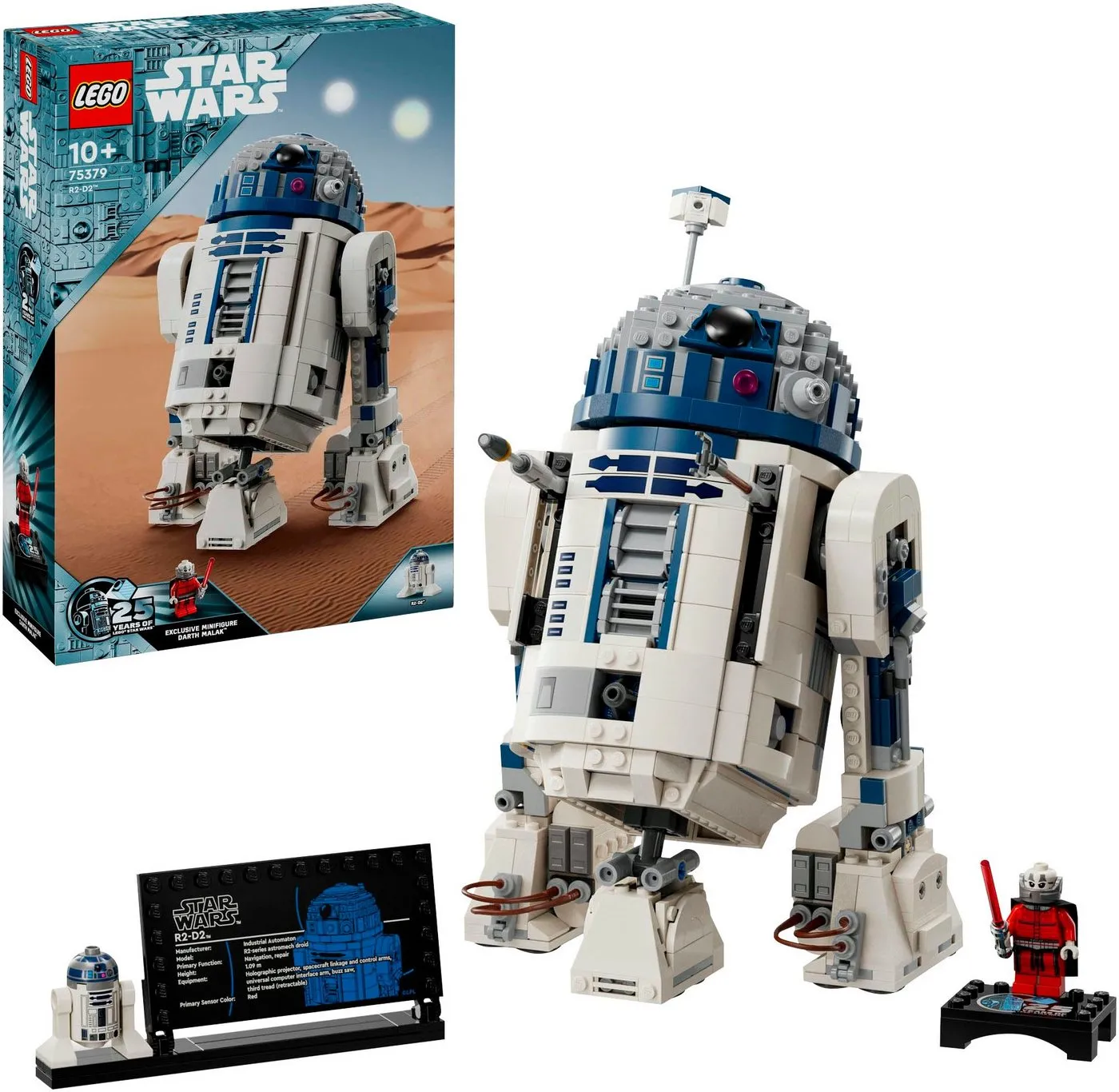 LEGO® R2-D2TM (75379), LEGO® Star WarsTM Konstruktionsspielsteine, (1050 St), Made in Europe bunt