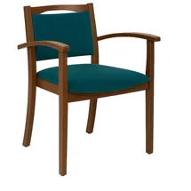 einrichtungsdesign24 Alexander Rustikal Seniorenstuhl 52 x 52 x 52 cm blau