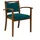 einrichtungsdesign24 Alexander Rustikal Seniorenstuhl 52 x 52 x 52 cm blau