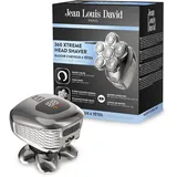 Jean-Louis David Haarrasierer JLD 360 XTREME HEAD SHAVER 6 Stücke Silber