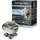 Jean-Louis David Haarrasierer JLD 360 XTREME HEAD SHAVER 6 Stücke Silber