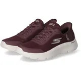 SKECHERS Damen Sneakers, Burgunder, 38 EU - 38 EU