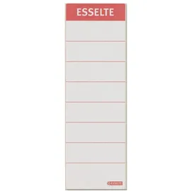 Esselte Rückenschilder 810801 Weiß 50 x 158 mm 10 Blatt