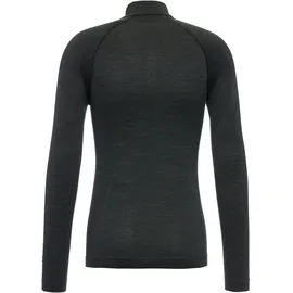 Falke Wool-Tech Zip Neck Long sleeve Shirt schwarz L