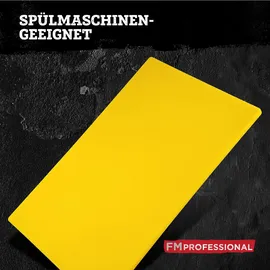 FMprofessional Schneidebrett-Set Kunststoff 1 45 x 30 cm Gelb