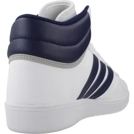 adidas Hoops 4.0 Mid Cloud White / Dark Blue / Grey Two 44
