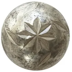 Chic Antique Griff mit Schiff, D3 cm, antik silber