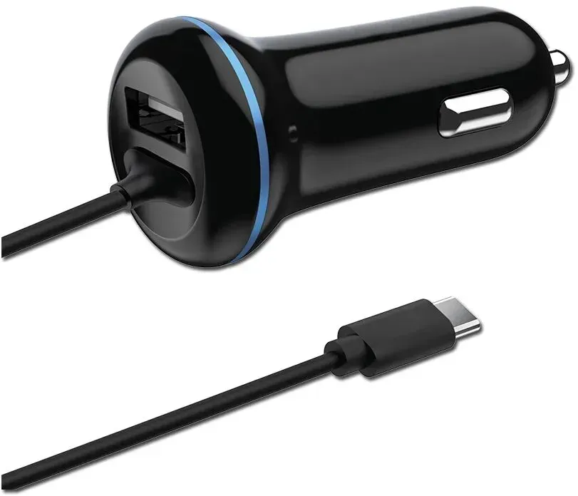 2GO 797170 Ladegerät für Mobilgeräte Universal Schwarz Zigarettenanzünder Auto