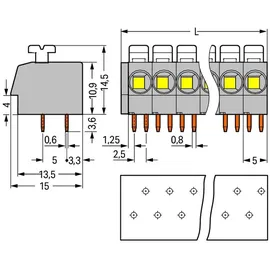 WAGO GmbH &amp; Co. KG Leiterplattenklemme 804-103