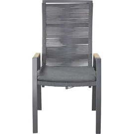 LC Garden Diwo Gartenstuhl 63 x 57 x 107 cm grau 1 St.