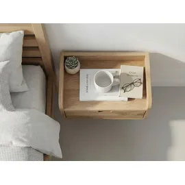 FineBuy Nachtschrank FB117148 45 x 30 x 0 cm Braun