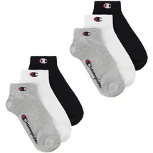 Champion 6er Pack Quarter Socken Grau 43-46