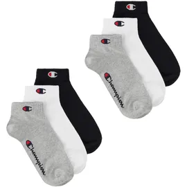 Champion 6er Pack Quarter Socken Grau 43-46