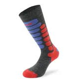 Lenz Skiing 2.0 Kinder Socken 3 Paar Blau/Grau/Rot 31-34