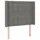 vidaXL Boxspringbett 100 x 200 cm Dunkelgrau