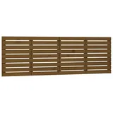 vidaXL Wand-kopfteil Honigbraun 166x3x63 Cm Massivholz Kiefer Vidaxl