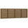 vidaXL Wand-kopfteil Honigbraun 166x3x63 Cm Massivholz Kiefer Vidaxl