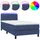 vidaXL Boxspringbett 100 x 200 cm Blau
