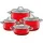 Silit Passion Red Topf-Set 4-tlg. 3 x Fleischtopf + Bratentopf