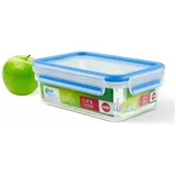 Emsa Frischhaltedose CLIP & CLOSE 7,0 cm hoch transparent 1,0 l, 1 St.