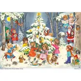 Richard Sellmer Verlag Nostalgischer Adventskalender Spiel und Spass am Weihnachtsbaum