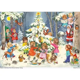 Richard Sellmer Verlag Nostalgischer Adventskalender Spiel und Spass am Weihnachtsbaum