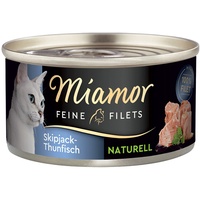 Miamor Feine Filets Naturelle Skipjack-Thunfisch 24 x 80 g