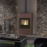 Aquaflam 25 Basic Wasserführender Kaminofen Brown Braun 25,1 kW