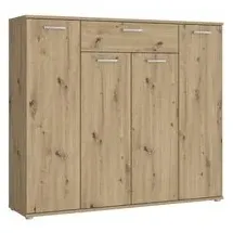 Kombikommode 139,3 x 120,7 x 34,1 cm Beige