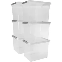 SUNWARE Aufbewahrungsbox Comfort Line 30,7 x 20 x 22,3 cm 6-tlg. transparent