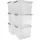 SUNWARE Aufbewahrungsbox Comfort Line 30,7 x 20 x 22,3 cm 6-tlg. transparent