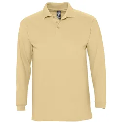 SOL'S Longsleeve Polo Winter II - sand - L