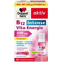 Queisser Aktiv B12 Intense 450 mg Vita-Energie Trinkfläschchen 18 St.