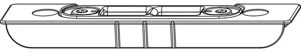 MACO Riegelschließteil 4 mm Falzluft - 13 mm