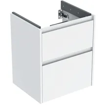 Geberit Waschtischunterschrank 2 Schubladen 50,4 x 60,6 x 40,5 cm Weiß