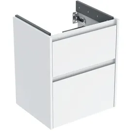 Geberit Waschtischunterschrank 2 Schubladen 50,4 x 60,6 x 40,5 cm Weiß